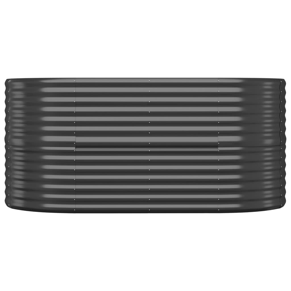 Vidaxl Planning Box 152x80x68 cm stalowy antracyt z proszkiem