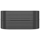 Vidaxl Planning Box 152x80x68 cm stalowy antracyt z proszkiem
