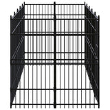 Psarna psa vidaxl 9,22 m² jeklo