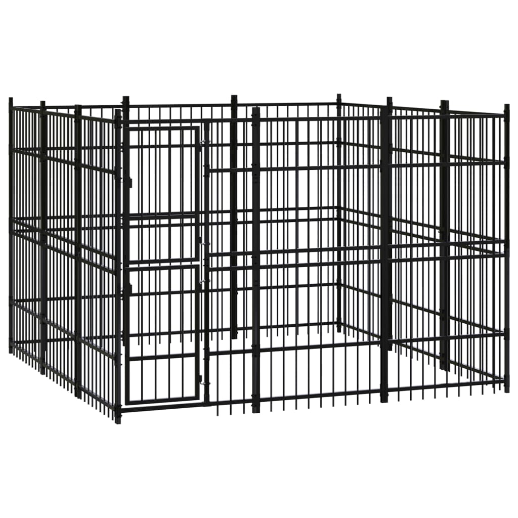 Vidaxl Dog Kennel 8,29 m² Steel