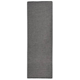 Vidaxl extérieur tapis plat tissé 80x250 cm gris