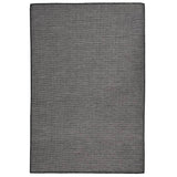 Vidaxl outside rug flat woven 120x170 cm gray
