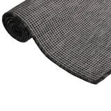 Vidaxl Außen Teppich flach -200x280 cm Grau