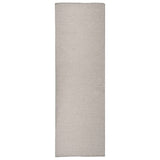 Vidaxl utenfor teppet flatvevd 80x250 cm taupe