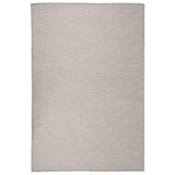 Vidaxl zunanja preproga plošča -tkana 120x170 cm taupe