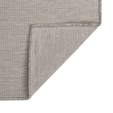 Vidaxl na zewnątrz dywan tkany 140x200 cm taupe