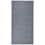Vidaxl outside rug flat woven 100x200 cm blue