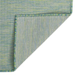 Vidaxl outside rug flat -woven 120x170 cm turquoise