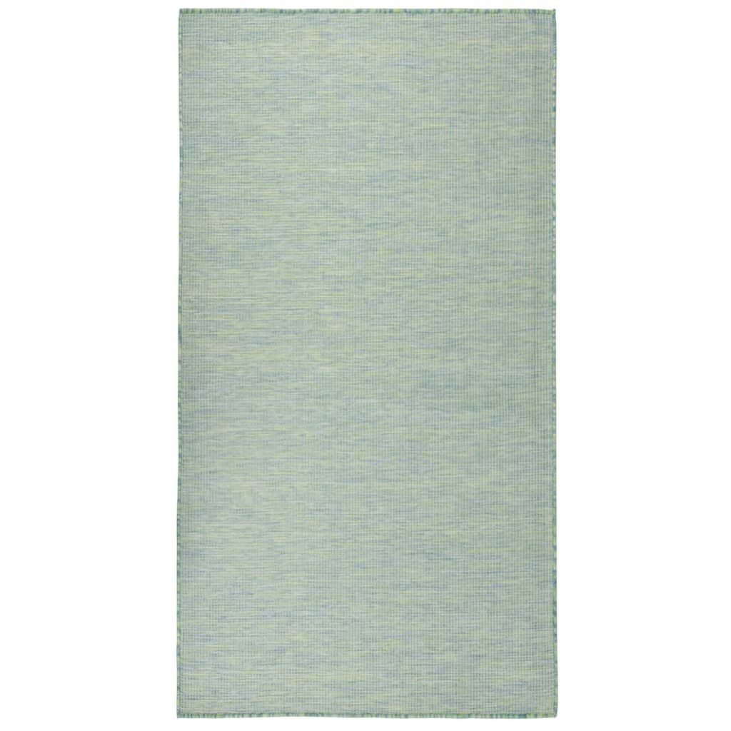 Vidaxl outside rug flat woven 140x200 cm turquoise