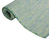 Vidaxl uden for tæppet fladtvævet 200x280 cm turkis
