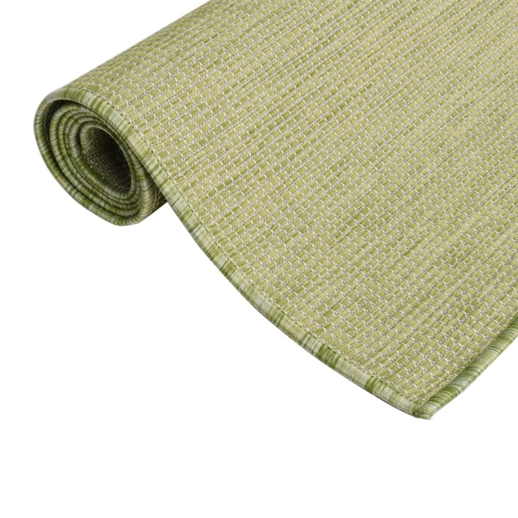 Vidaxl ausserhalb vun Tug flaach gewéckt 80x150 cm gréng