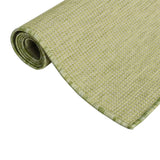 Vidaxl ausserhalb vun Tug flaach gewéckt 80x150 cm gréng