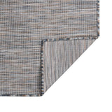 Vidaxl mimo koberec plochý tkaný 80x250 cm hnědý a modrý