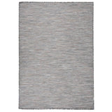 Vidaxl utenfor teppet flatvevd 160x230 cm brun og blå