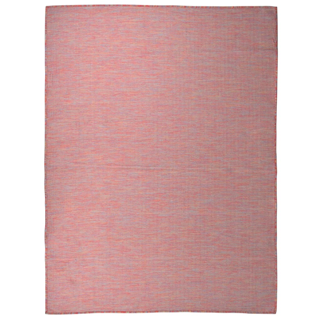 Vidaxl outside rug flat -woven 120x170 cm red
