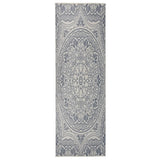 Vidaxl outside rug with pattern flat -woven 80x250 cm blue