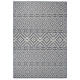Vidaxl outside rug with pattern flat -woven 160x230 cm blue