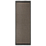 Vidaxl mimo koberec plochý tkaný 80x250 cm tmavě hnědá