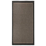 Vidaxl outside rug flat woven 100x200 cm dark brown