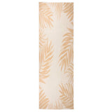 Vidaxl outside rug with leaf pattern flat woven 80x250 cm
