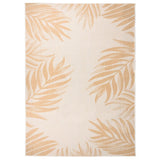 Vidaxl outside rug with leaf pattern flat -woven 200x280 cm
