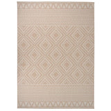 Vidaxl outside rug with pattern flat -woven 200x280 cm brown