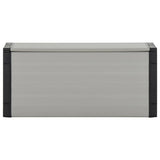 VidaXL Garden waste bin 85x34x40 cm Gray