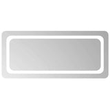 Vidaxl koupelnové zrcadlo LED 90x40 cm