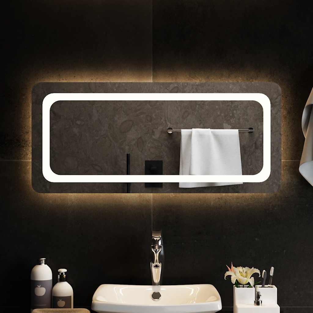 Vidaxl Bathroom Mirror LED 90x40 cm
