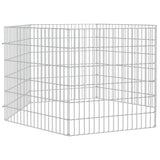 Vidaxl Animal Shelter 6 Panels 54x60 cm galvanisert jern