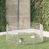 Vidaxl Animal Encosuation 8 Panels 54x60 cm galvanisert jern