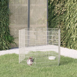 Vidaxl Animal Encosuation 6 Panels 54x80 cm galvanisert jern