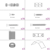 Vidaxl Chicken Coop 268x100x190 cm kov