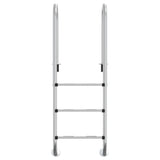 Escalera de piscina Vidaxl 54x38x158 cm 304 acero inoxidable