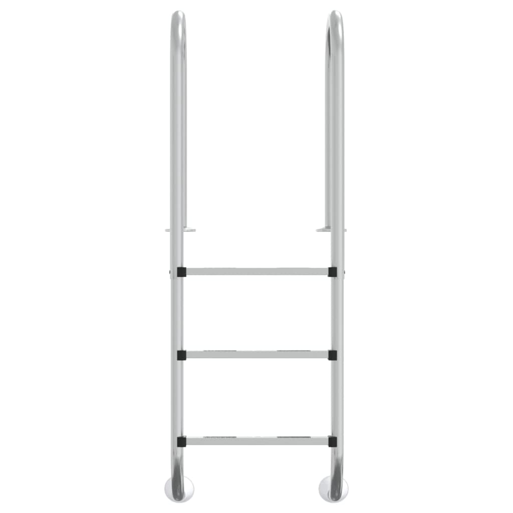 Vidaxl swimming pool ladder 54x38x158 cm 304 stainless steel