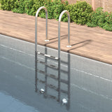 Vidaxl Swimming Pool Ladder 54x38x211 cm 304 Rustfrit stål