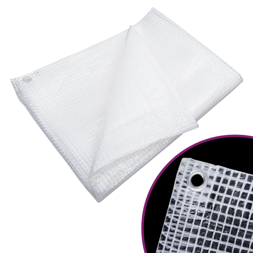 Naprava vidaxl leno 140 g m² 4x8 m bela