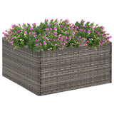 Vidaxl Planungbox 80x80x40 cm Poly rettan Graf