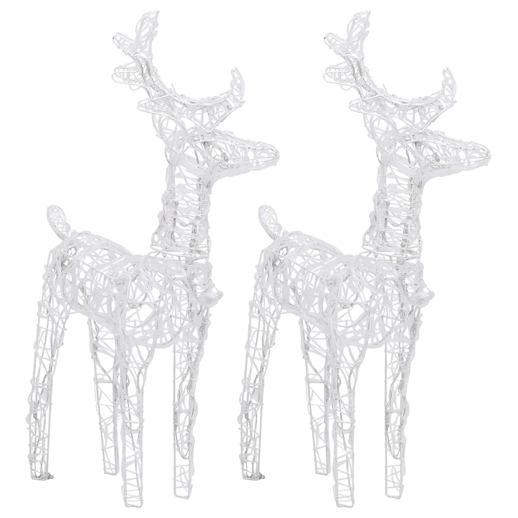 Vidaxl Christmas Animals 2 ST 80 LED ACRYLIC AZUL