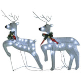 Vidaxl Animali di Natale 2 St 40 LED BIANCO