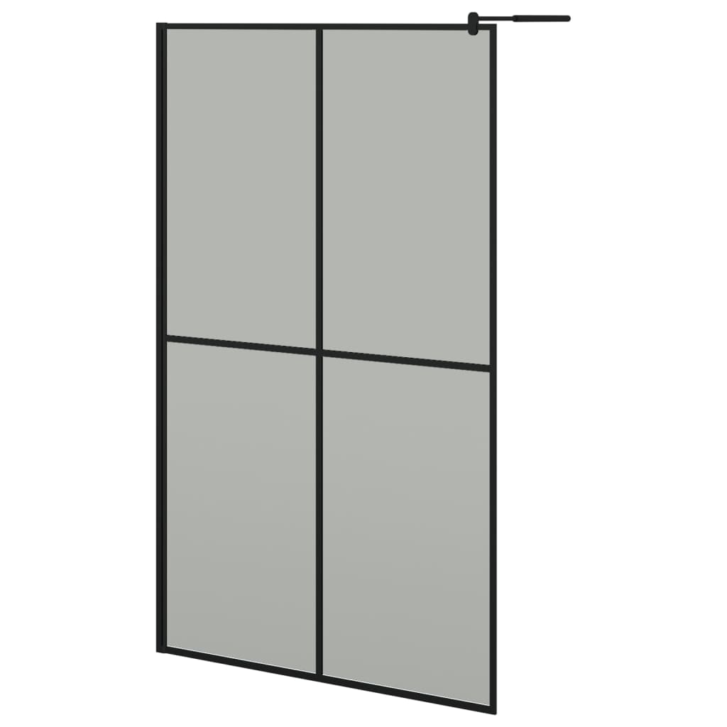 Vidaxl Walk -in shower screen 118x190 cm Dark Tempered Glass