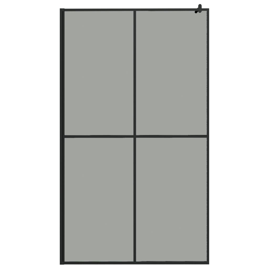 Vidaxl Walk -in shower screen 118x190 cm Dark Tempered Glass