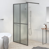Vidaxl Walk -in shower screen 118x190 cm Dark Tempered Glass