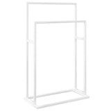 Vidaxl håndkle Rack frittliggende 48x24x78,5 cm jernhvit