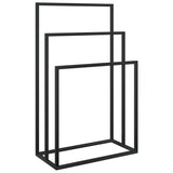 Vidaxl håndkle Rack frittliggende 48x24x79 cm jern svart