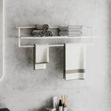 Vidaxl håndkle rack 95x25x22 cm jernhvit