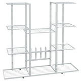 Vidaxl Flower Standard 94.5x25x89 cm Iron White