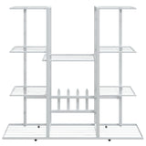 Vidaxl Flower Standard 94.5x25x89 cm Iron White