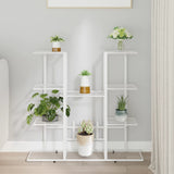 Vidaxl Flower Standard 94.5x25x89 cm Iron White
