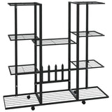 Vidaxl Blummenniveau mat Rieder 94.5x24.5x91.5 cm Side